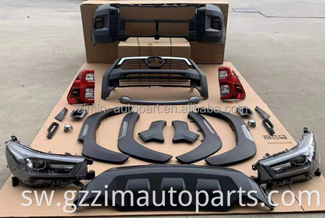 Kufika mpya kwa hali ya juu ya taa ya taa ya taa ya juu DRL inayotumika kwa Hilux Rocco 2021